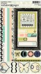 Websters Pages - Lifes Portrait Collection - Cardstock Stickers - Image and Phrase
