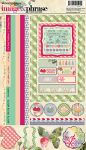 Websters Pages - Sweet Season Collection - Christmas - Cardstock Stickers - Image and Phrase