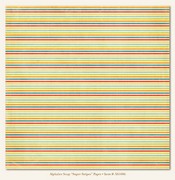 My Minds Eye - Alphabet Soup - Super Stripes Paper