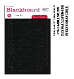 Cosmo Cricket - Haunted - Black Board Die Cut Letters