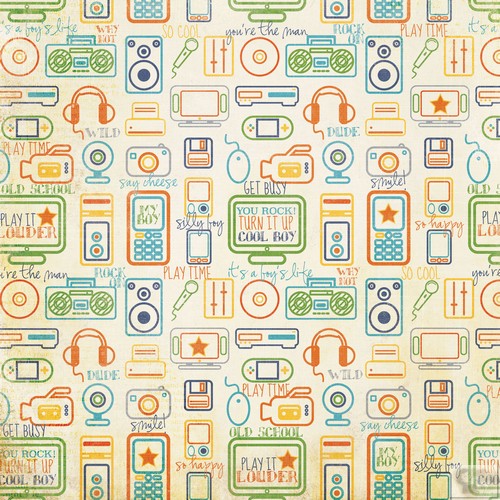 Echo Park - A Boy's Life Play Time Patterned Paper