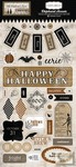 Carta Bella - All Hallow's Eve - 6 x 13 Chipboard Accents