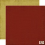 Carta Bella - Christmas Day - Crimson/Gold