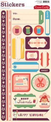 Cosmo Cricket - Winter 2010 - Material Girl - Cardstock Stickers
