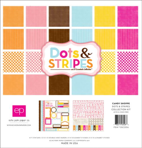 Echo Park - Candy Shoppe - Dots & Stripes - Collection Kit