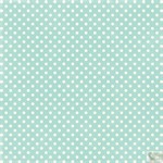 Echo Park - Dots and Stripes - Homefront - Robin's Egg Small Dots Patterned Paper