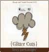 Fancy Pants - Rough & Tough Thunder Glitter Cut