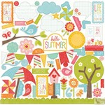 Echo Park - Hello Summer Element Stickers