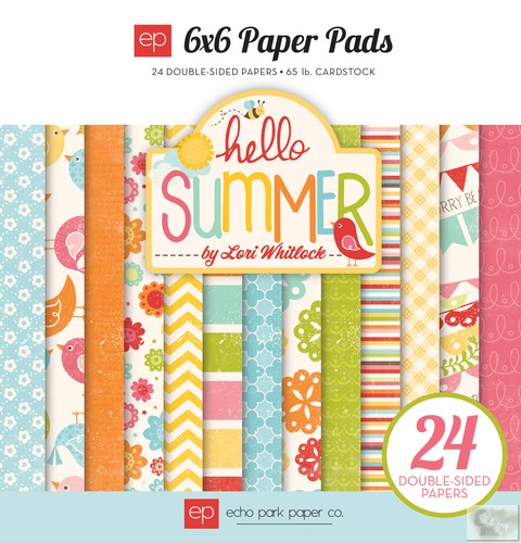 Echo Park - Hello Summer 6x6 Paper Pad