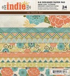My Minds Eye - Indie Chic - Citron - 6X6 paper pad