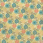My Minds Eye - Indie Chic - Citron - What A Day - Hibiscus 12X12 Paper