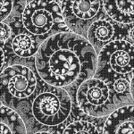 Impression Obsession - Cover-A-Card - Cling Mount Rubber Stamp - Swirl Lace