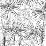 Impression Obsession - Cover-A-Card - Cling Mount Rubber Stamp - Fireworks