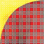 Basic Grey - June Bug 12x12 Paper: Vintage Plaid