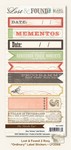 My Minds Eye - Lost and Found 2 - Rosy - Ordinary Label Stickers