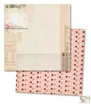 My Minds Eye - Lost & Found 3 - �Ruby� Pink Lace 12x12 Paper