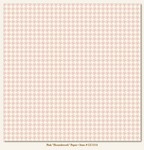 My Minds Eye - Lush - Pink Houndstooth Paper