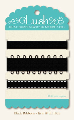 My Minds Eye - Lush - Black Ribbons
