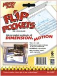 Memory Book - Flip Pockets - Peel & Stick Holders 6 Pkg Clear 4"X6"