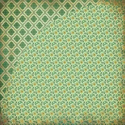 Basic Grey - Origins - 12x12 Paper: Seaweed Wrap