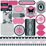 Teresa Collins - Posh - Die-cut Sheet