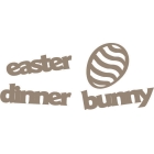 Plain Jane - Chipboard Laser Cuts - Easter