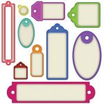 Spellbinders - Shapeabilities Die -Back to Basics Tags