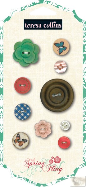 Teresa Collins Designs: Spring Fling: Buttons
