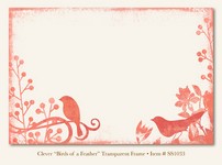 My Minds Eye - So Sophie - Clever - "Birds of a Feather" Frame (transparency)