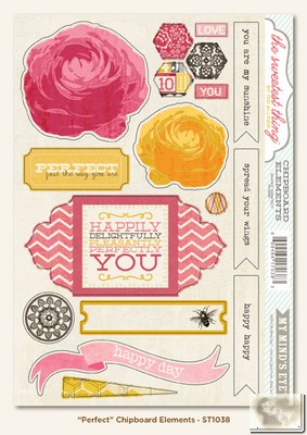 My Minds Eye - The Sweetest Thing - Honey - Perfect Chipboard Elements