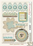 My Minds Eye - The Sweetest Thing - Bluebell - Playful Layered Sticker