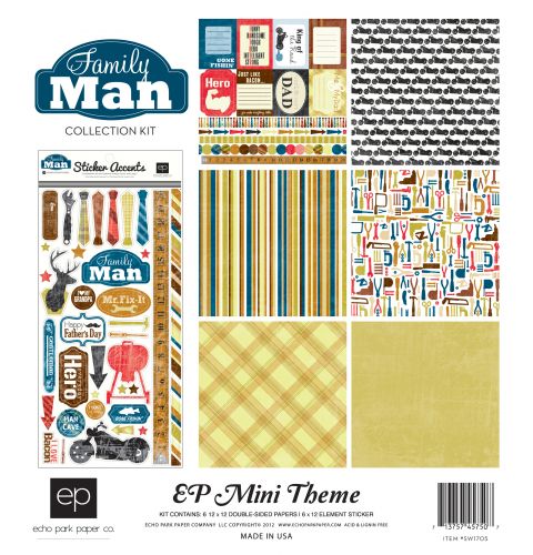 Echo Park - EP Mini Themes - Family Man - Collection Kit