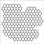 The Crafters Workshop - 6 x 6 Template - Mini Chickenwire Reversed