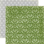 Echo Park Paper Co - Very Merry Christmas - Green Demask
