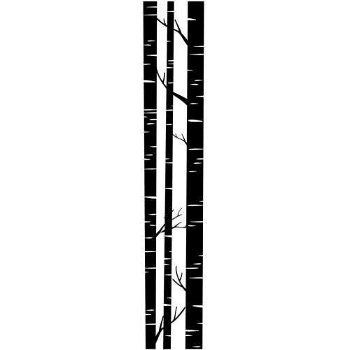 Darice - Embossing Essentials - Embossing Folder Border 2.5"X12" - Trunks