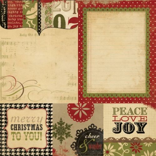 Simple Stories - 25 Days of Christmas - 4x4 Quotes & 6x8 Photo Mat Elements