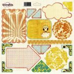 Sassafras Lass - Pocket Full of Rosies  - Cardstock Stickers 12 x 12