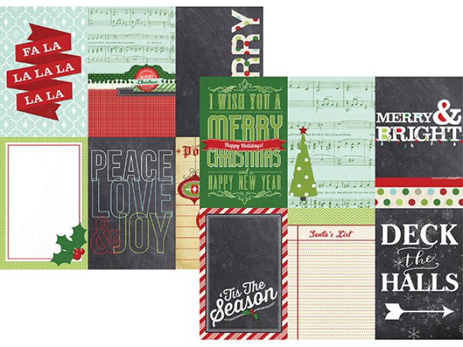 Simple Stories - December Documented - 4x6 Vertical Journaling  Elements