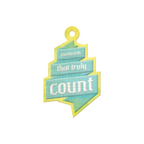 We R Memory Keepers - Feelin' Groovy - Embossed Tag - Count