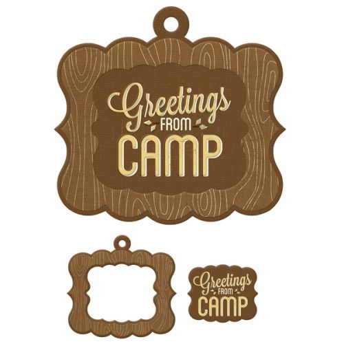 We R Memory Keepers - Happy Campers - Frames - Greetings