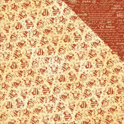 Graphic 45 - St Nicholas Double-Sided Cardstock 12"X12" - Kris Kringle