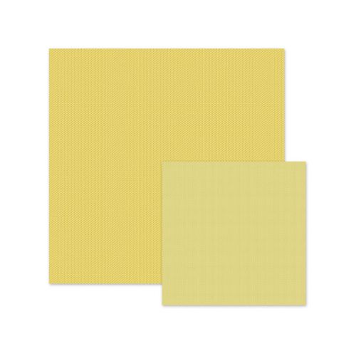 We R Memory Keepers - Notable Collection - 12x12" Textured Cardstock - Yellow