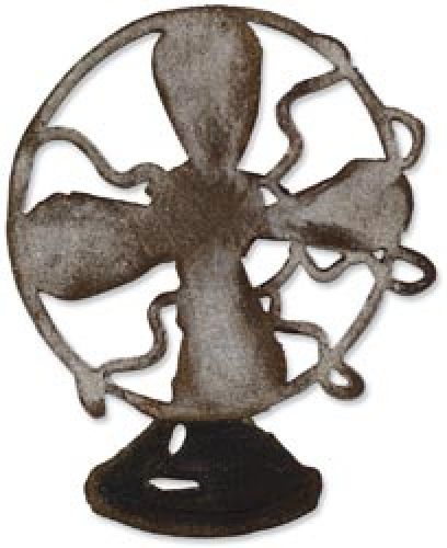 Sizzix - Tim Holtz - Alterations - Bigz Die - Vintage Fan