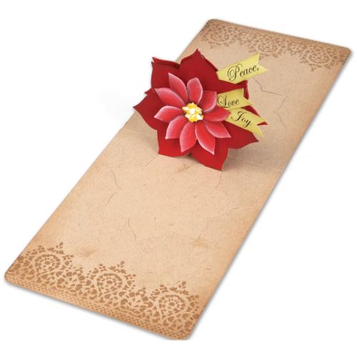Sizzix - Pop 'n Cuts Insert Die - Flower Poinsettia 3-D (Pop-Up)