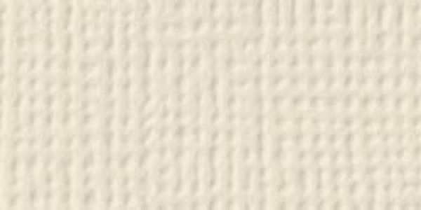 American Crafts - Cardstock - Linen Weave - Vanilla