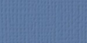 American Crafts - Cardstock - Linen Weave - Blue Jay