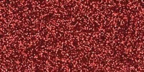 American Crafts- Glitter Cardstock 12"X12" Rouge