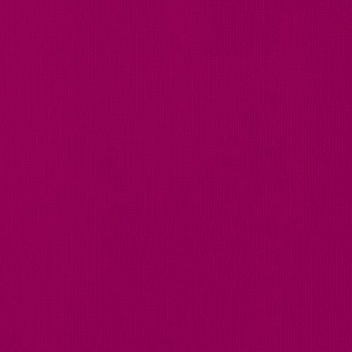 American Crafts - Cardstock - Linen Weave - 12 X 12 - Boysenberry