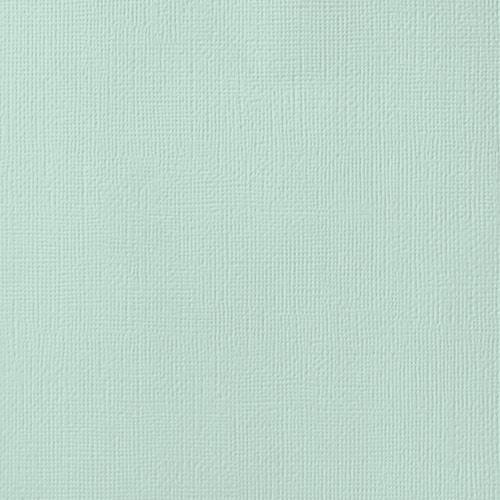 American Crafts - Cardstock - Linen Weave - 12 X 12 - Spearmint