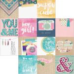 Simple Stories - So Fancy - 12 x 12 Double Sided Elements Paper - 4x4 Elements